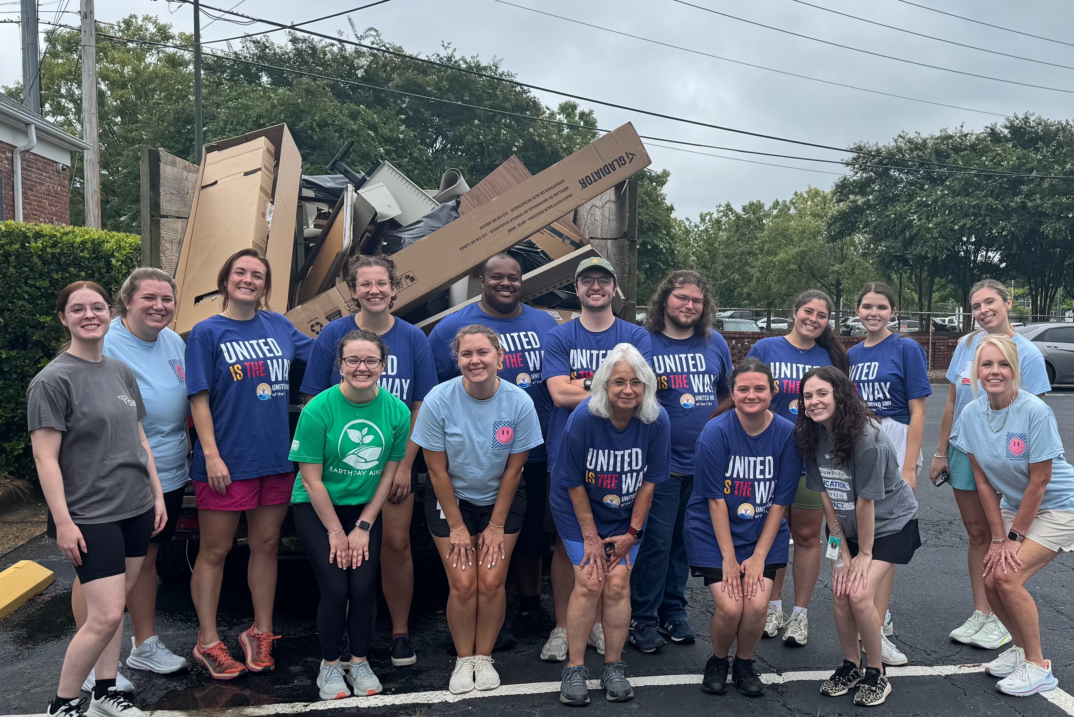 SARC & United Way junk removal team